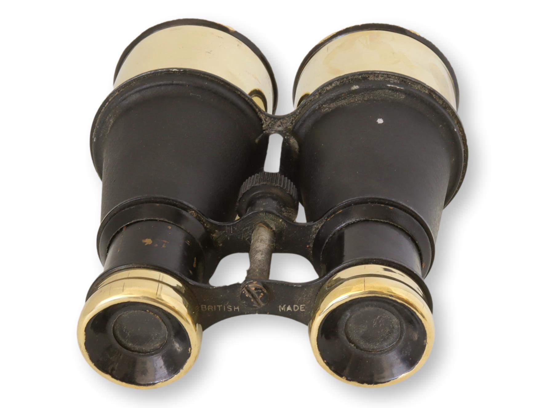 Antique English Brass Accent Binoculars~P77687454