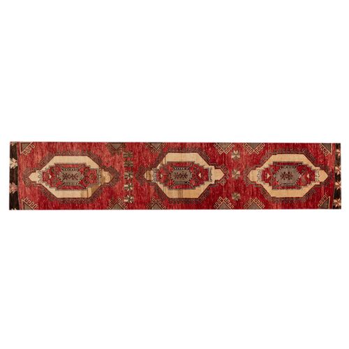 Vintage Turkish Anatolian Wool Runner~P77608929