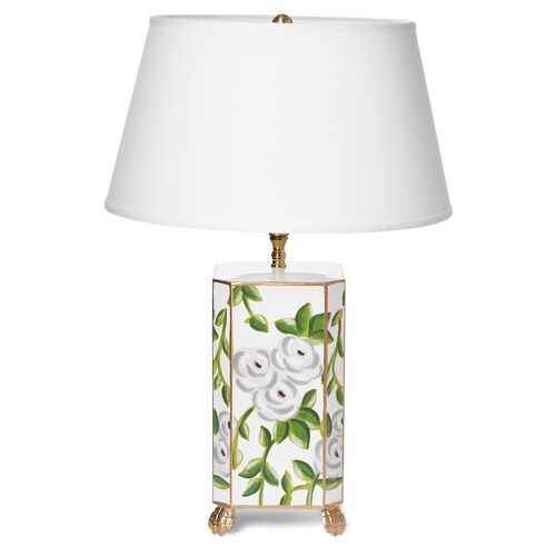 Small Chintz Table Lamp, White~P77148684
