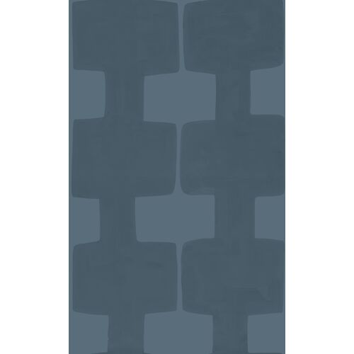 Modern Blocks Wallpaper, Blue
