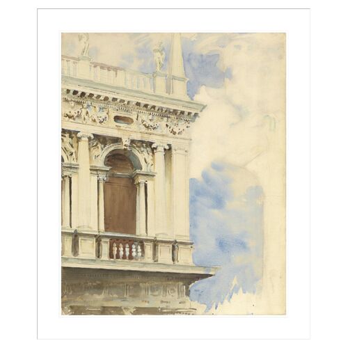 The Library in Venice by John Singer Sargent Framed Print The Library in Venice by John Singer Sargent Framed Print