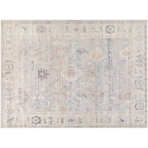 Marlene Woven Rug, Pale Blue