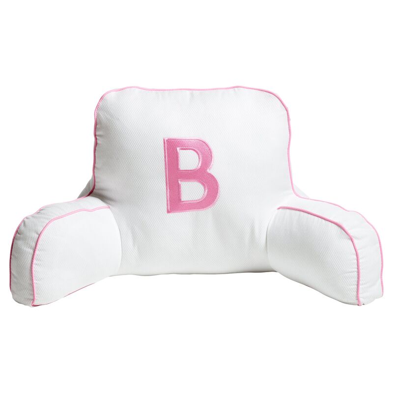 Sullivan Monogram Lounge Pillow, Pink