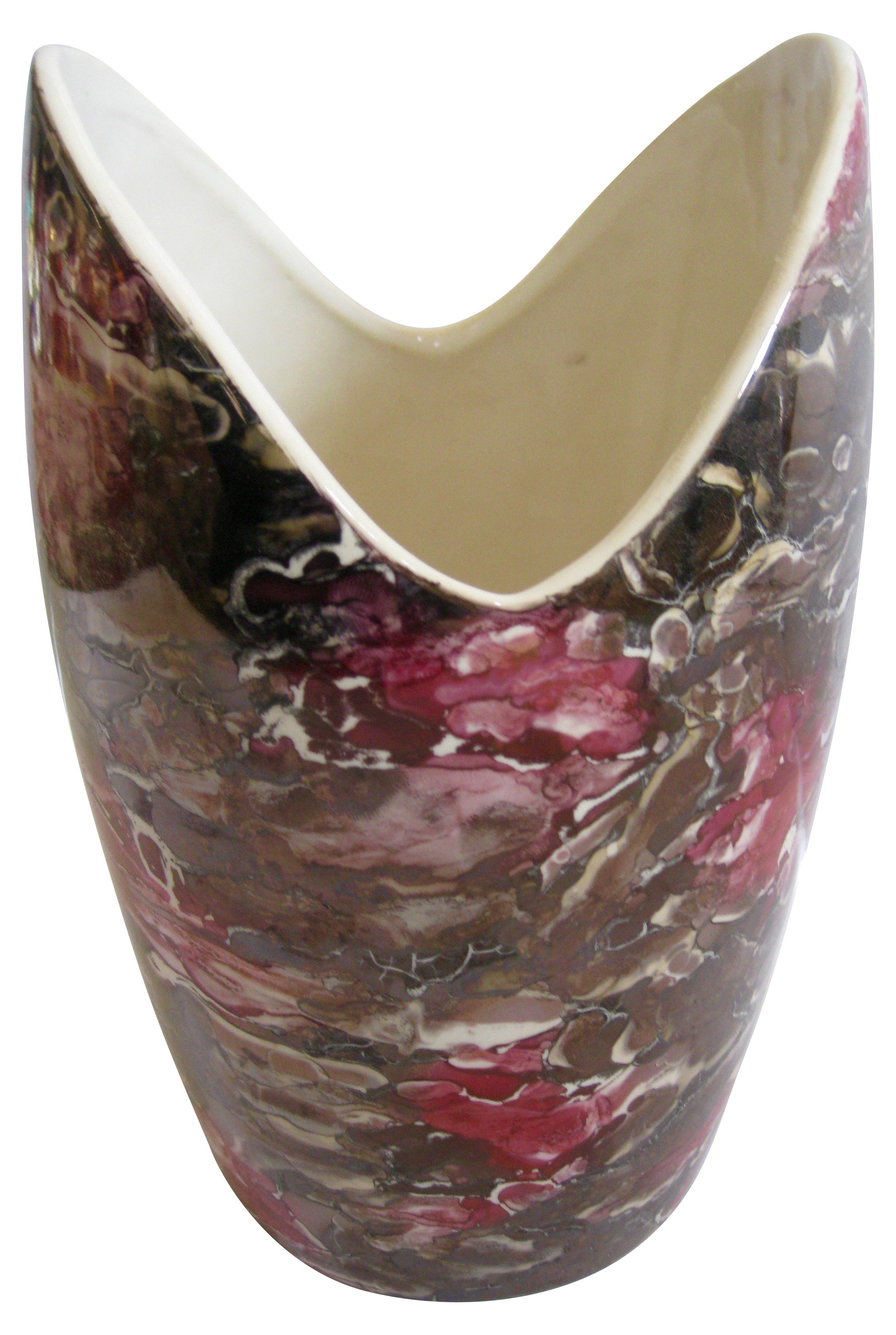 1960s McCoy Marble Glaze Vases S/2~P77458125