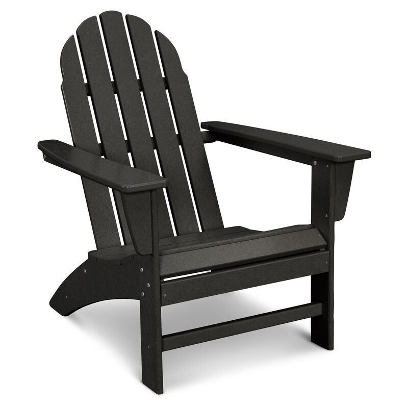 Vineyard Adirondack Chair, Black