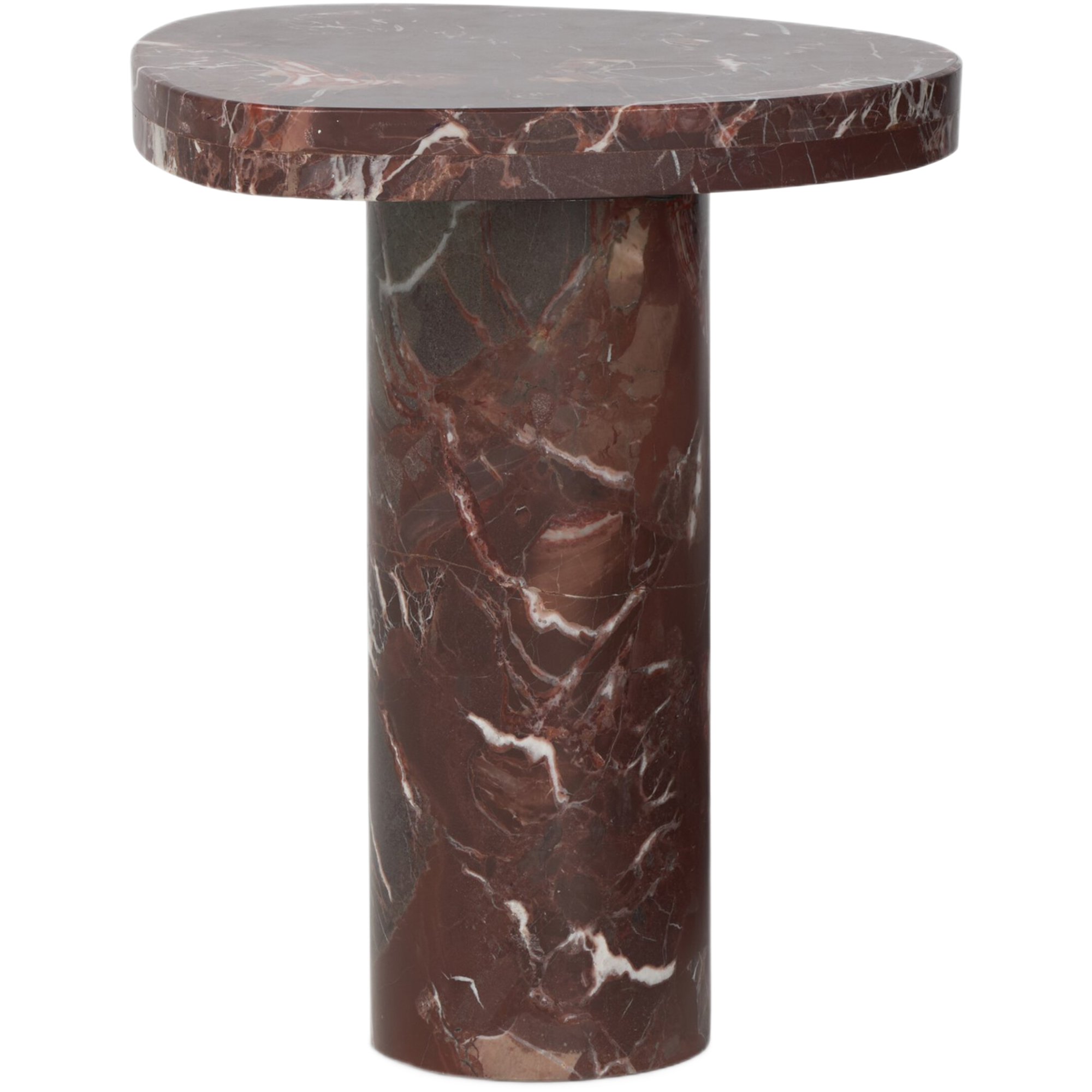 Sawyer End Table, Merlot Marble Sawyer End Table, Merlot Marble