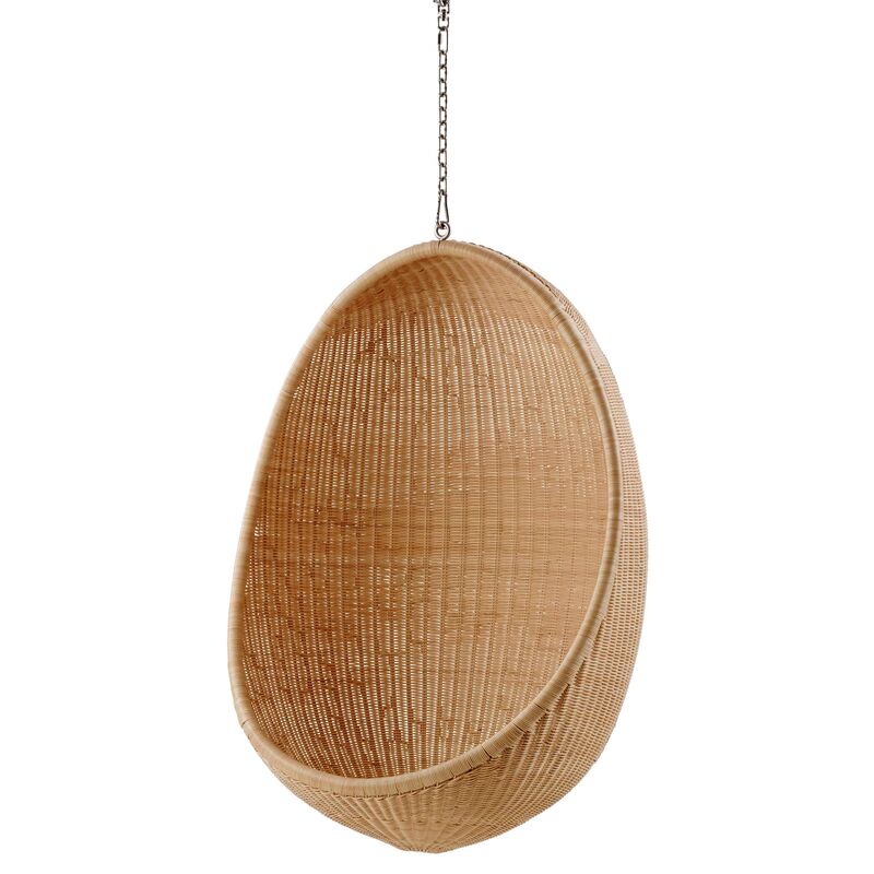 Hanging Outdoor Egg Chair, Natural