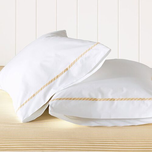 Newman Bisque Sheet Set, White/Yellow Newman Bisque Sheet Set, White/Yellow~P77613730
