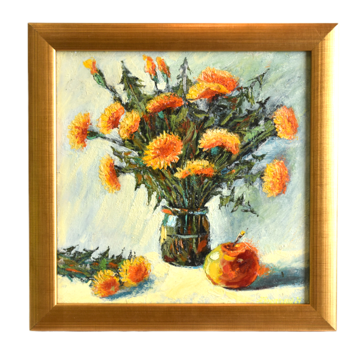 Beautiful Bouquet Flowers Oil Painting~P77733838