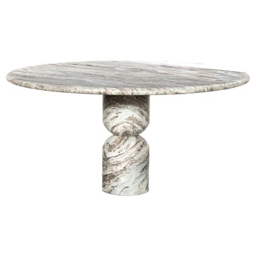 Figueroa Round Marble Dining Table