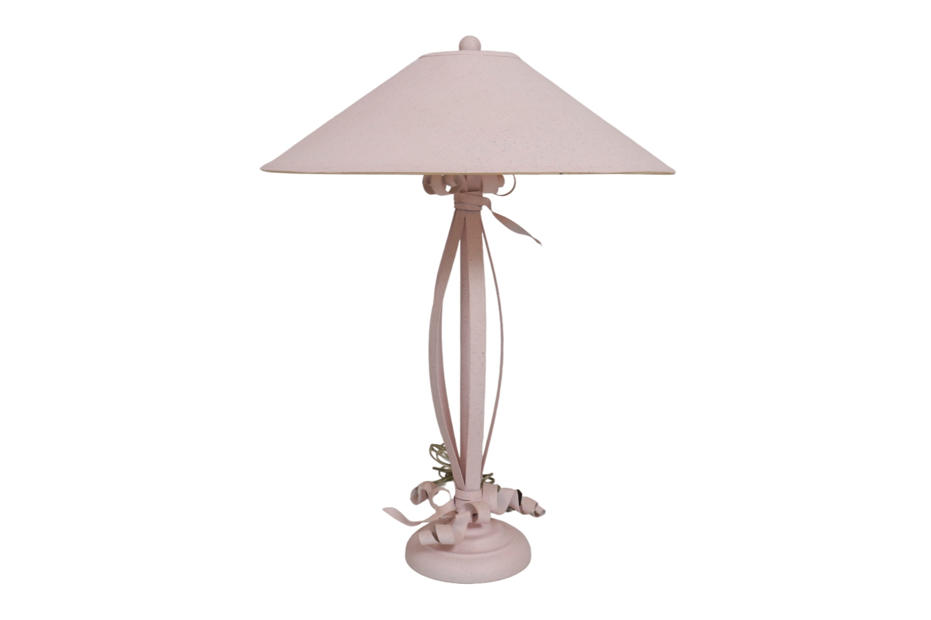 Pink Wrought Iron Table Lamp~P77661709