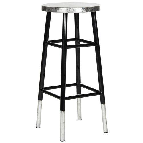 Bar Stools with Silver Legs