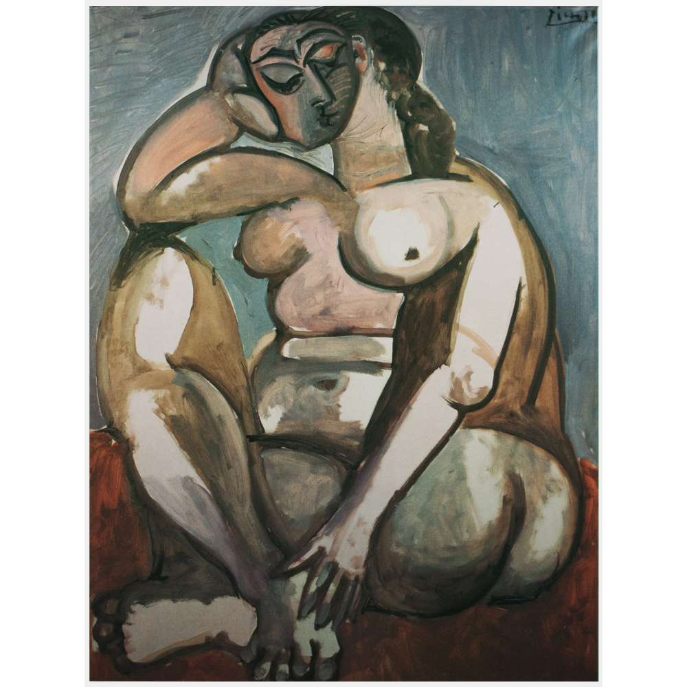 1985 Pablo Picasso, Squatting Nude~P77579676