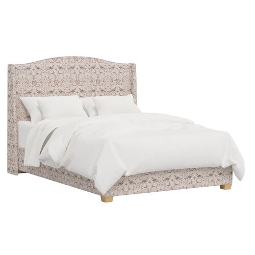 Fairfax Wingback Bed, Vine Bird Fairfax Wingback Bed, Vine Bird