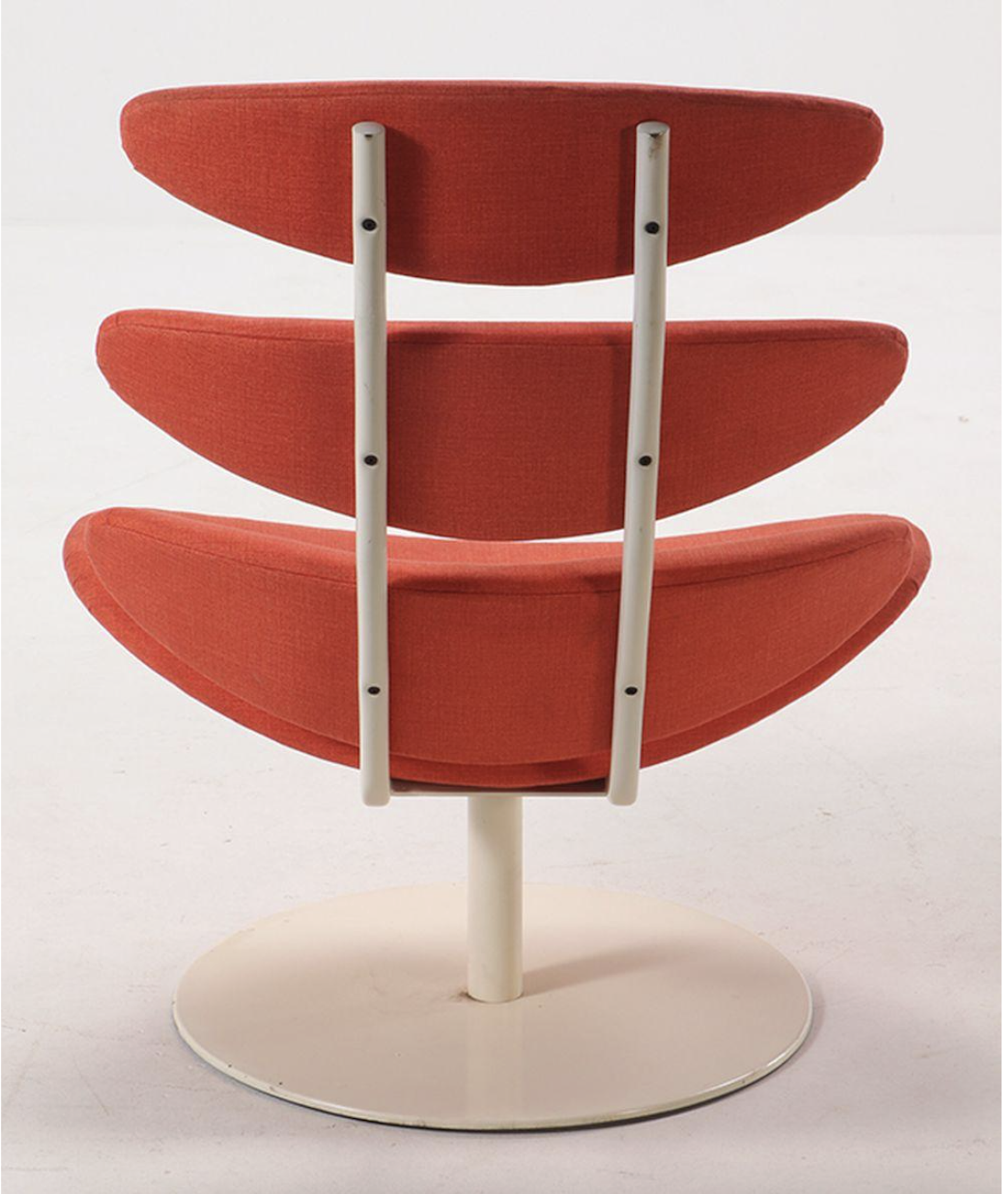Upholstered "Corona" Style Swivel Chair~P77690383