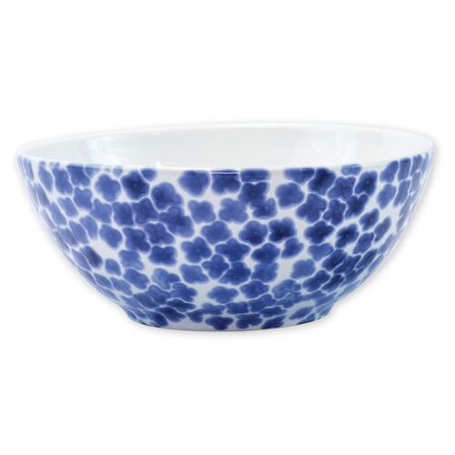 Santorini Flower Serving Bowl, Blue/White~P67605804