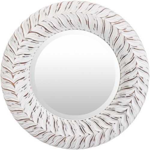 Sonya Wall Mirror, Whitewashed~P77582921