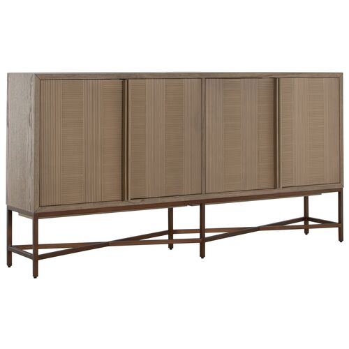 Carol 4-Door Sideboard, Natural