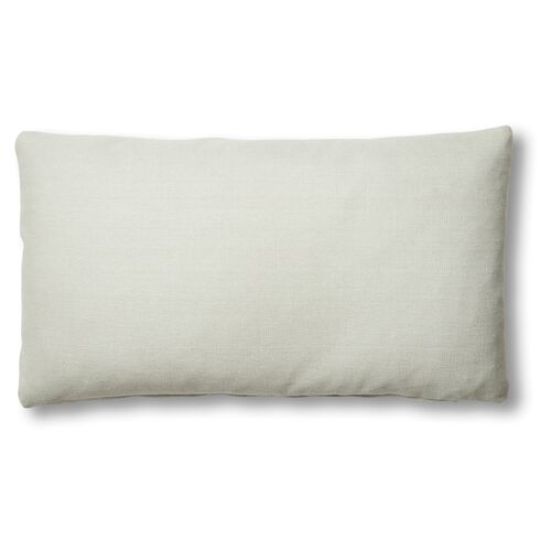 Ada Long Lumbar Pillow, Sea Glass Linen~P77483401