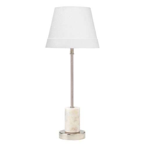 Darcey Marble Table Lamp, White~P69038969