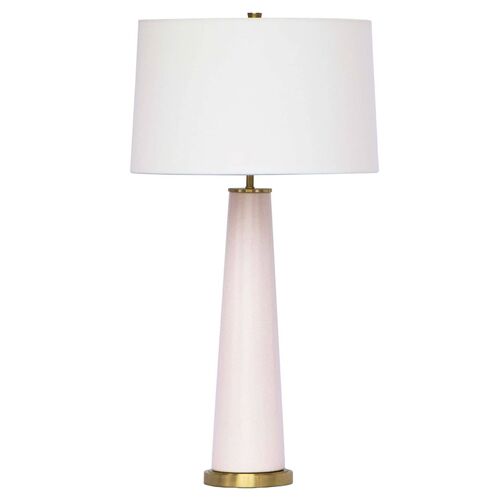 Audrey Ceramic Table Lamp, Blush~P77424735