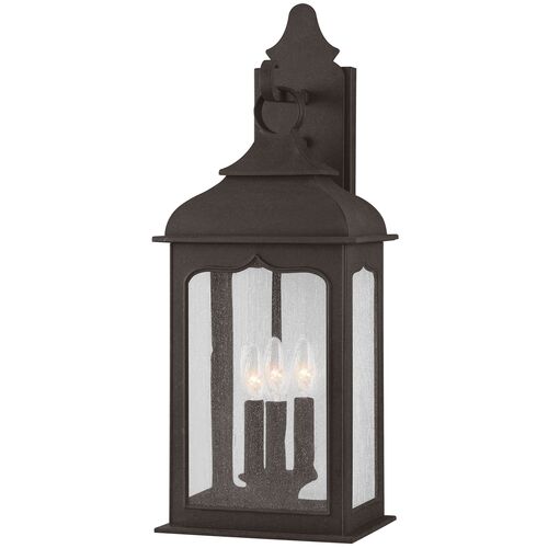 Hadley Outdoor Wall Sconce, Textured Bronze