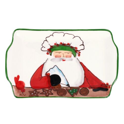 Old St. Nick 2025 Limited Edition Rectangular Plate, Red