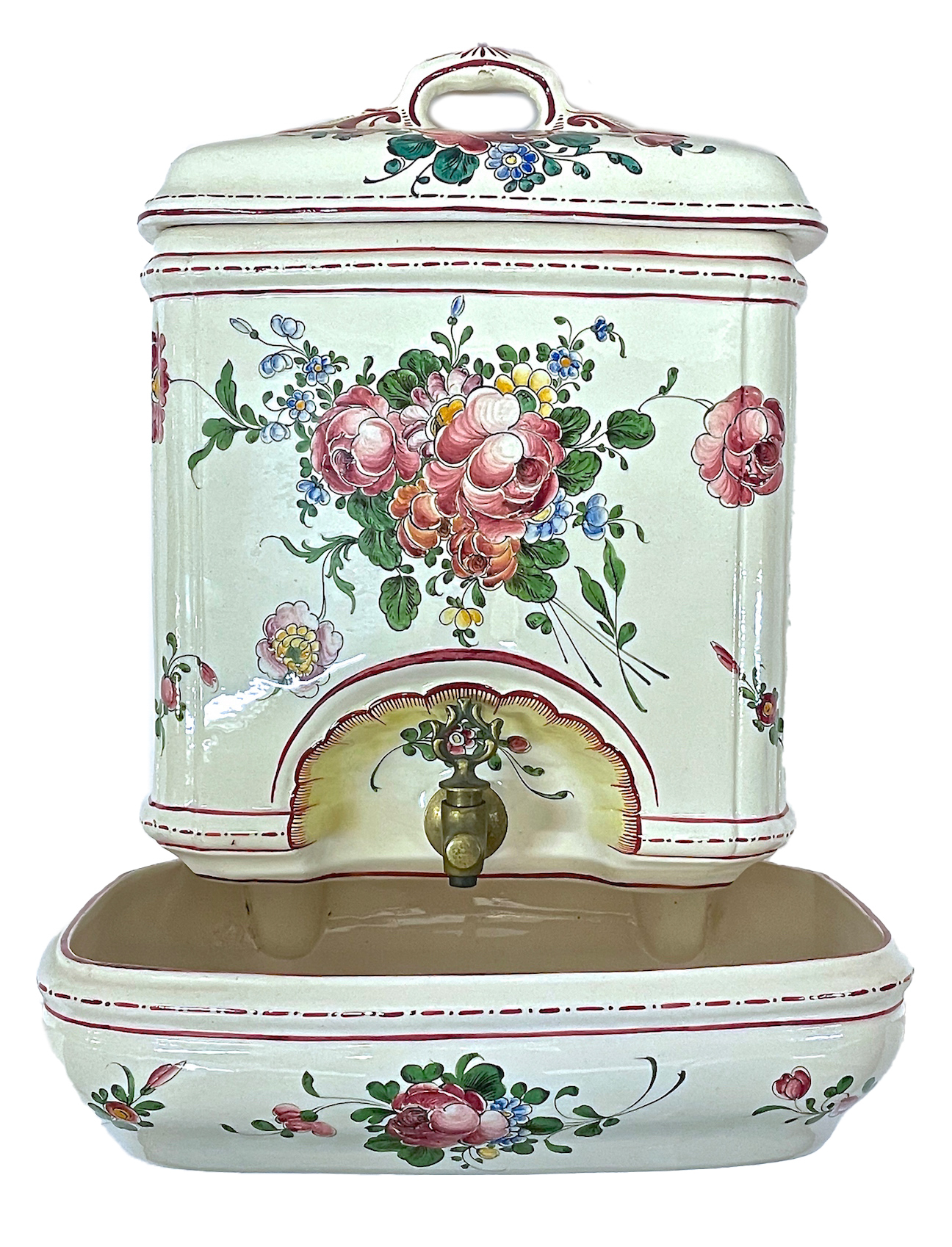 French Floral Ceramic Lavabo~P77662109