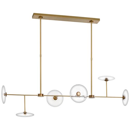 Ian K. Fowler Calvino Large Linear Chandelier