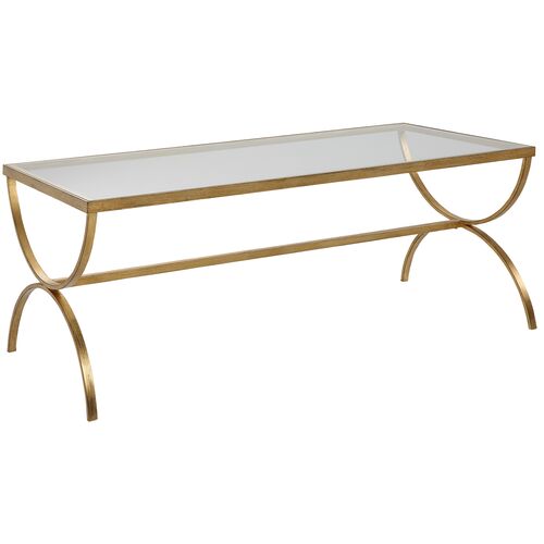 Zacharias Coffee Table, Gold