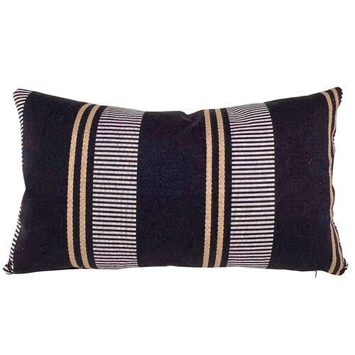 Robertson 14x24 Lumbar Pillow, Charcoal Crypton