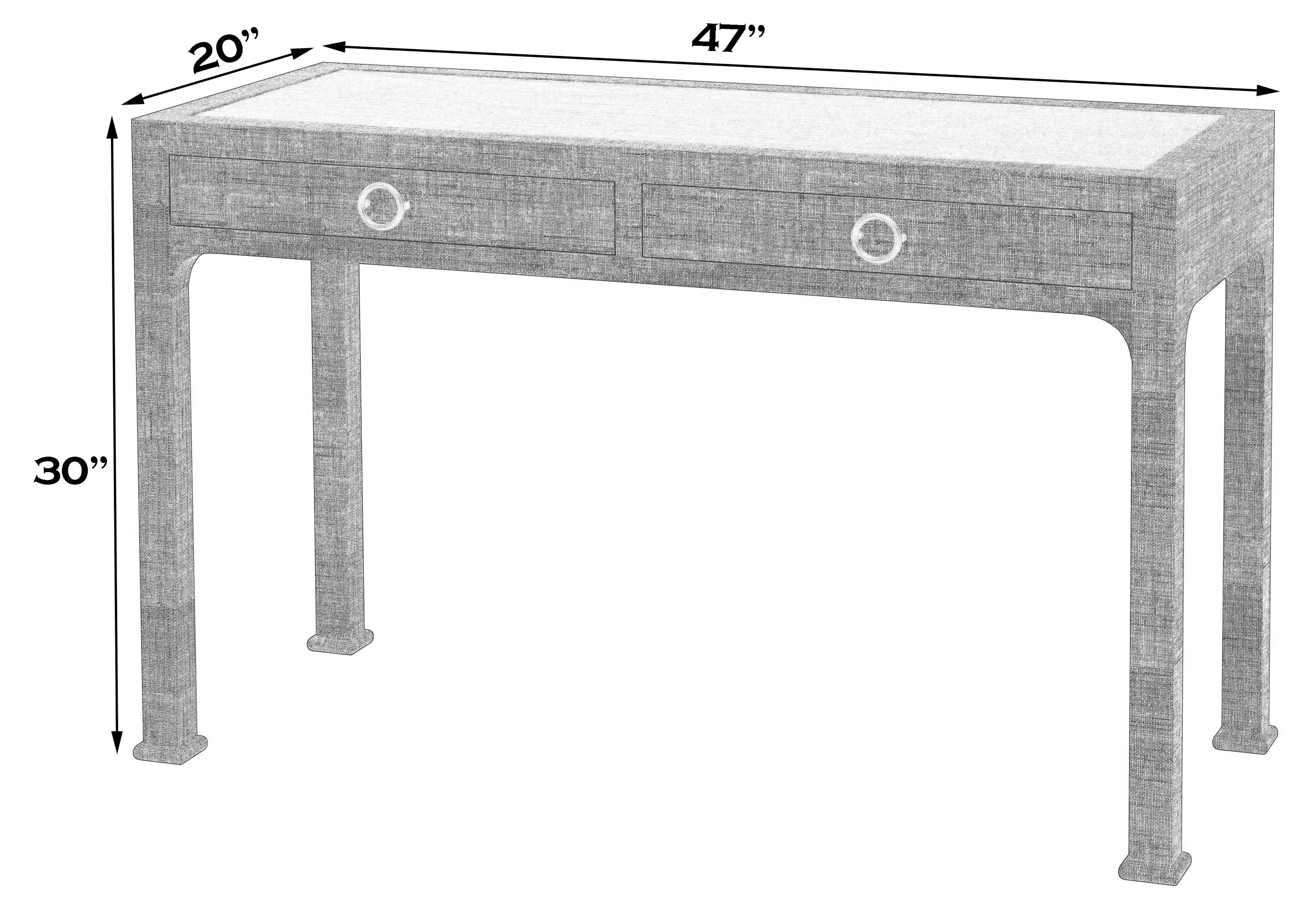 Kos 2-Drawer Desk | One Kings Lane