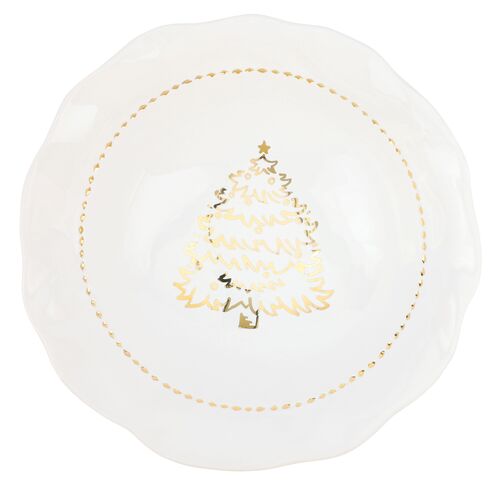 Giorno di Festa Medium Serving Bowl, White