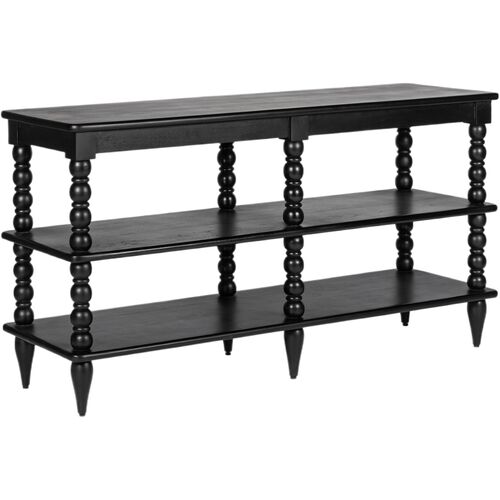 Thalyn Spindle Wide Bookcase/Console Table