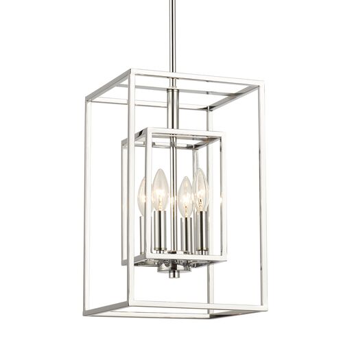 Kai 4-Light Pendant, Polished Chrome