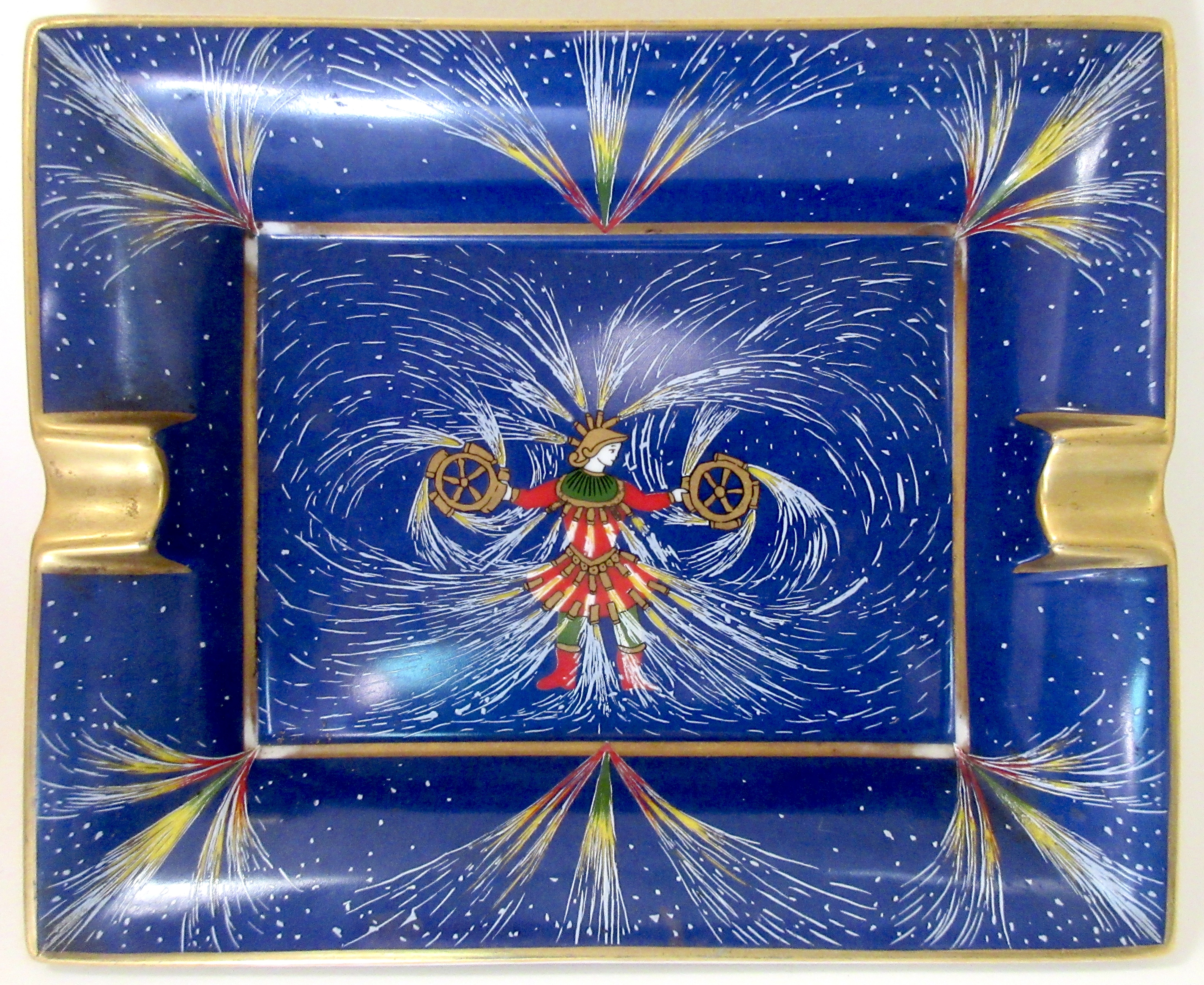 Hermes French Porcelain Cigar Ashtray