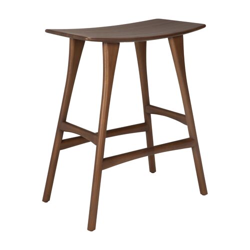 Osso Counter Stool, Teak Brown