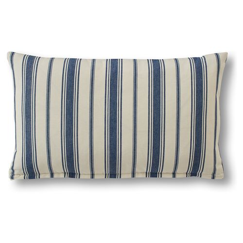 Nessa Lumbar Pillow, Royal Blue Stripe~P77503900