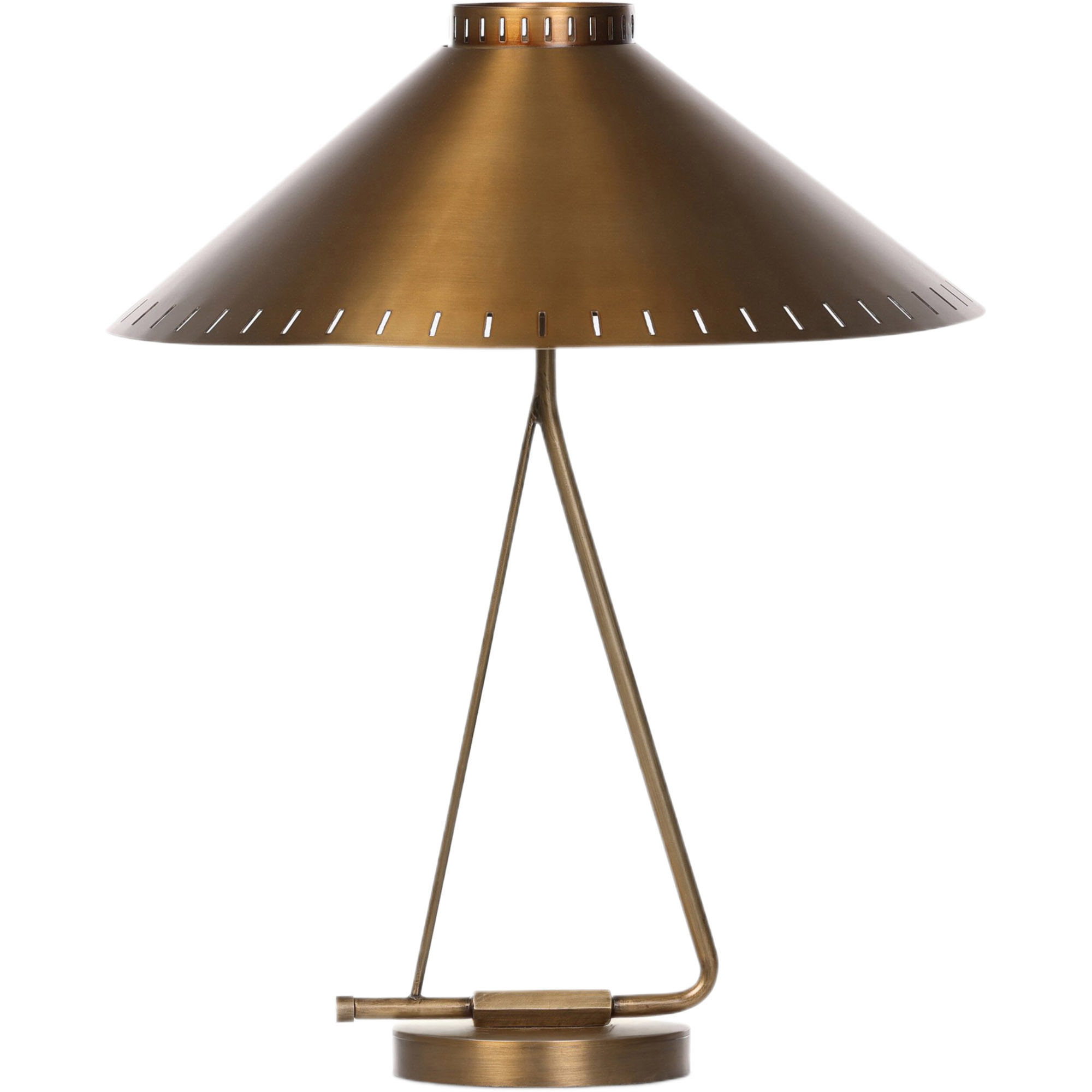 Briarwood Table/Desk Lamp, Antique Brass Iron