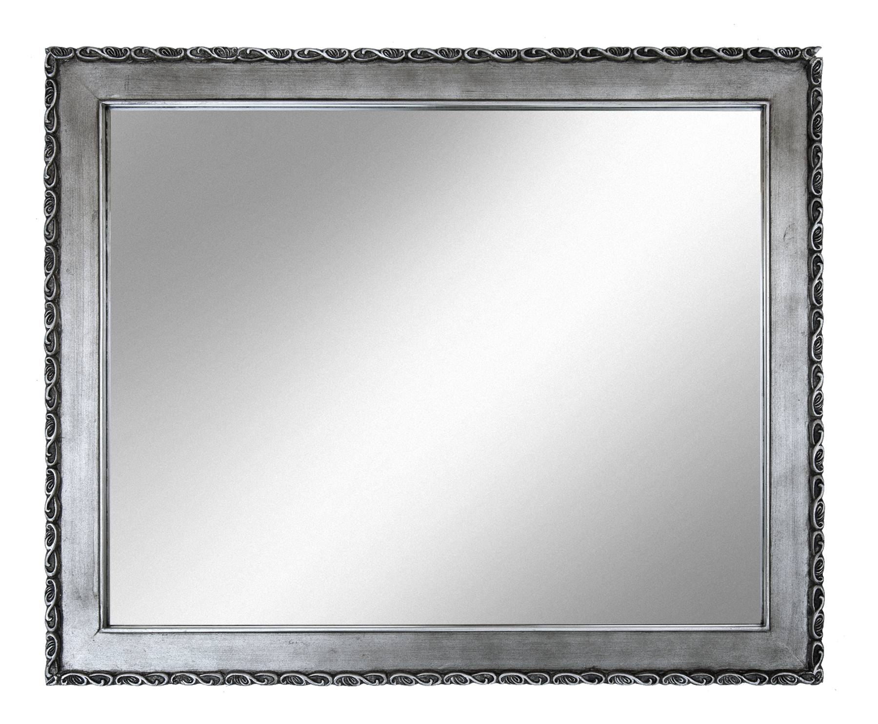 Pewter Framed Mirror~P77729756