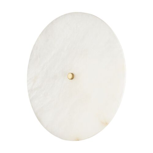 Dolly 4-Light Alabaster Wall Sconce, Brushed Gold Dolly 4-Light Alabaster Wall Sconce, Brushed Gold