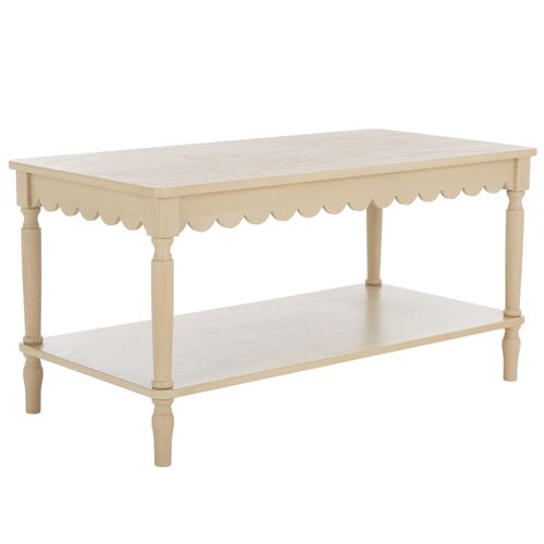 Neronna Scalloped Coffee Table