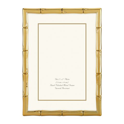 Siena Bamboo Frame, Gold~P77640801