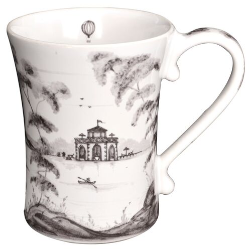 Country Estate Coffee Cup, White/Black~P77431018