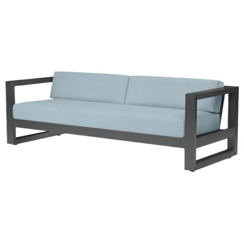 Laken Outdoor Aluminum 2-Seat Sofa