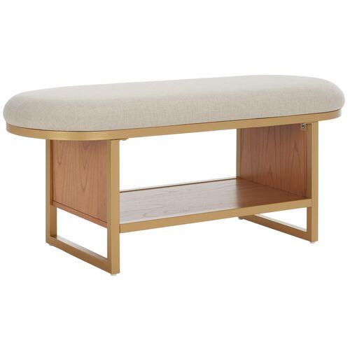 Ceriva Open Shelf Bench with Cushion
