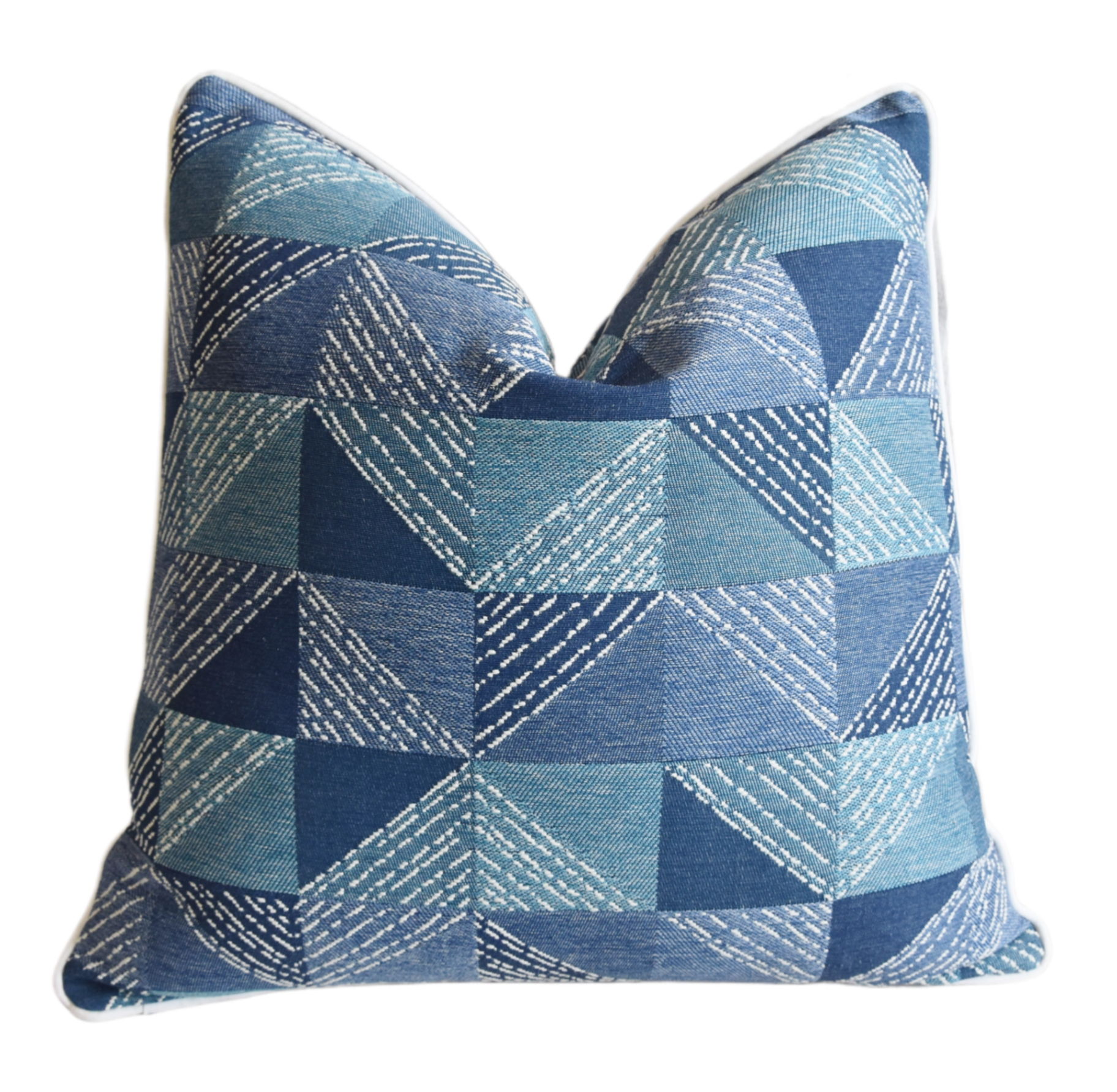 Contemporary Modern Geometric Pillow~P77686831