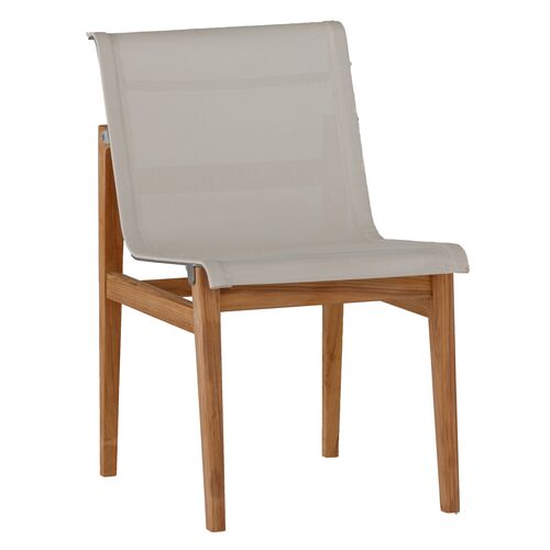 Coast Outdoor Side Chair, Ivory~P77450522