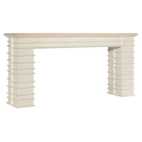 Commerce and Market Melrose Console Table, Ivory