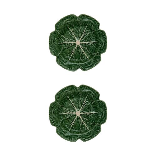 S/2 Cabbage Charger Plates